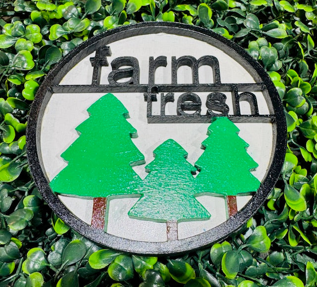 Magnetic Insert - Farm Fresh Trees - STV