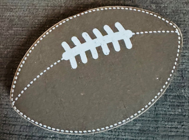 Letterboard Wood Shaped Football - STV