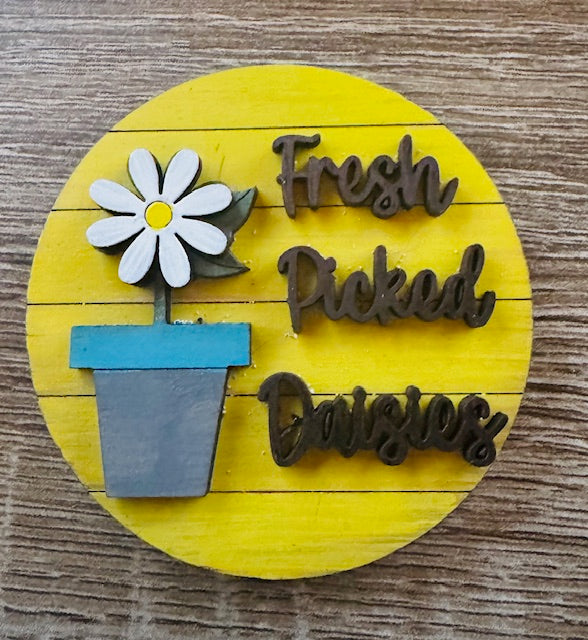 Magnetic Insert - Fresh Picked Daisies - STV