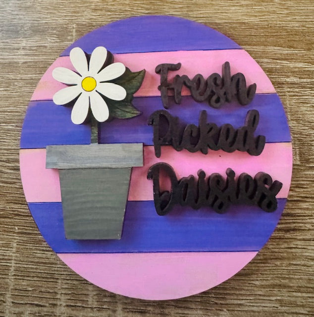 Magnetic Insert - Fresh Picked Daisies - STV