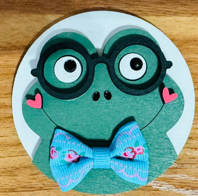 Magnetic Insert - Frog & Glasses - CHD