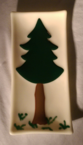 Plates - Tree with Cardinal