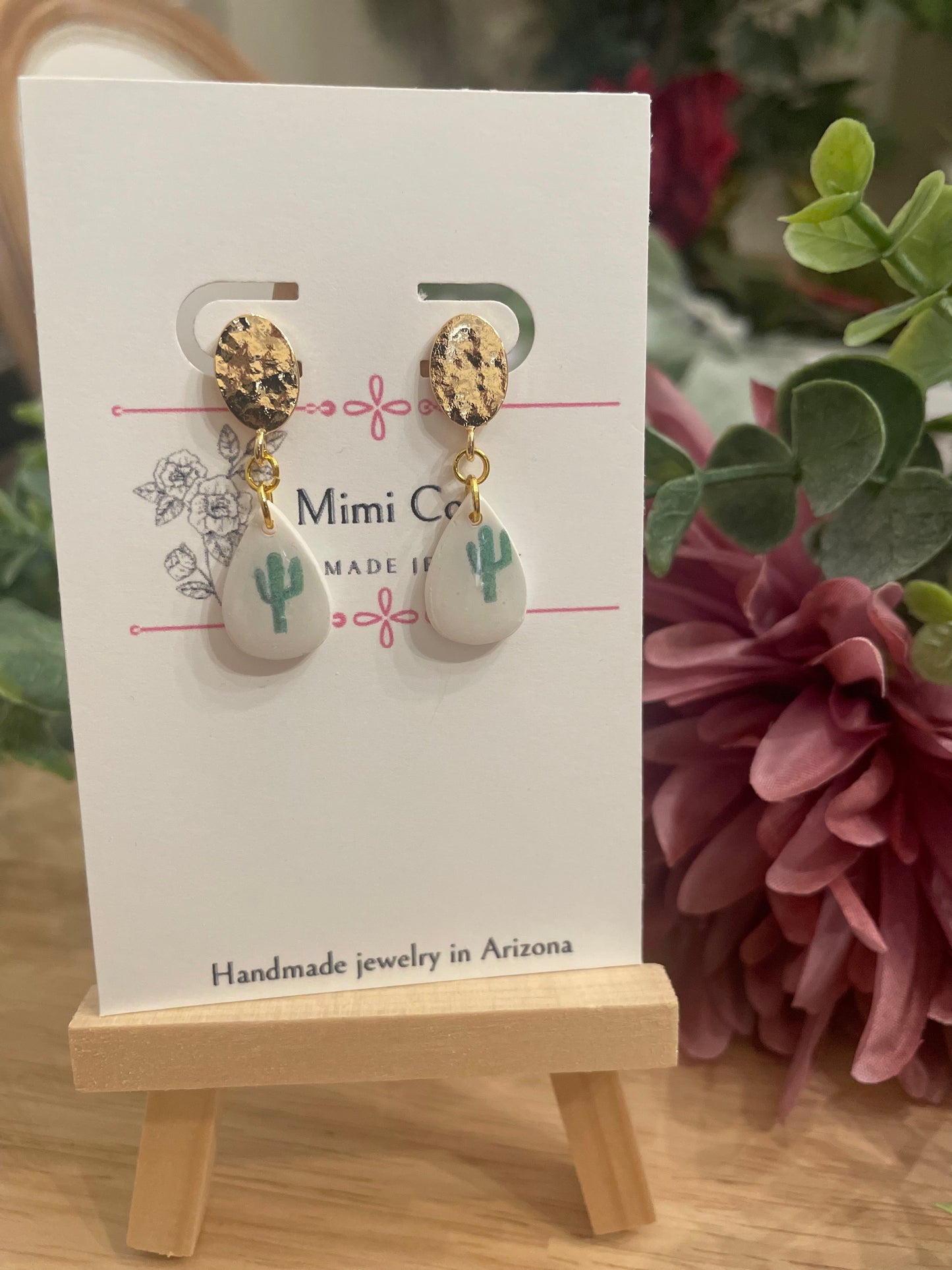 Cactus Earring Collection -Mimi Co Handmade Jewelry
