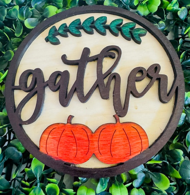Magnetic Insert - Gather Pumpkins - STV