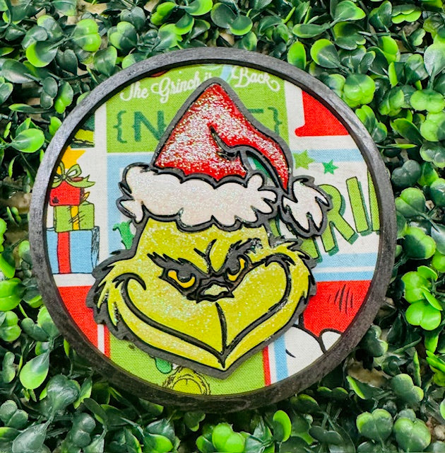 Magnetic Insert - Grinch Face - STV