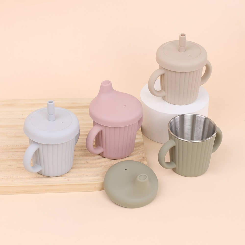 MKS Stainless Steel & Silicone Straw Cup