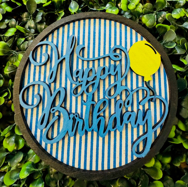 Magnetic Insert - Happy Birthday - STV