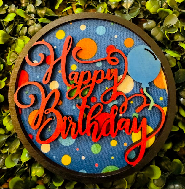 Magnetic Insert - Happy Birthday - STV