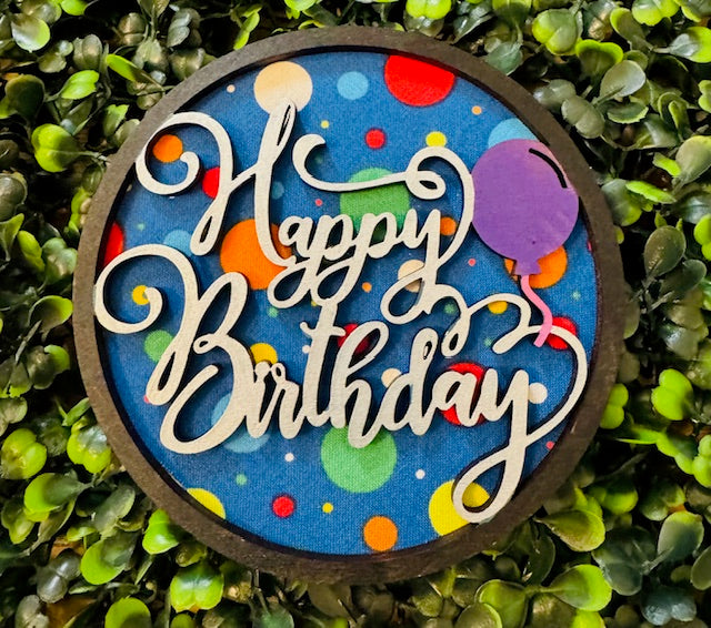 Magnetic Insert - Happy Birthday - STV