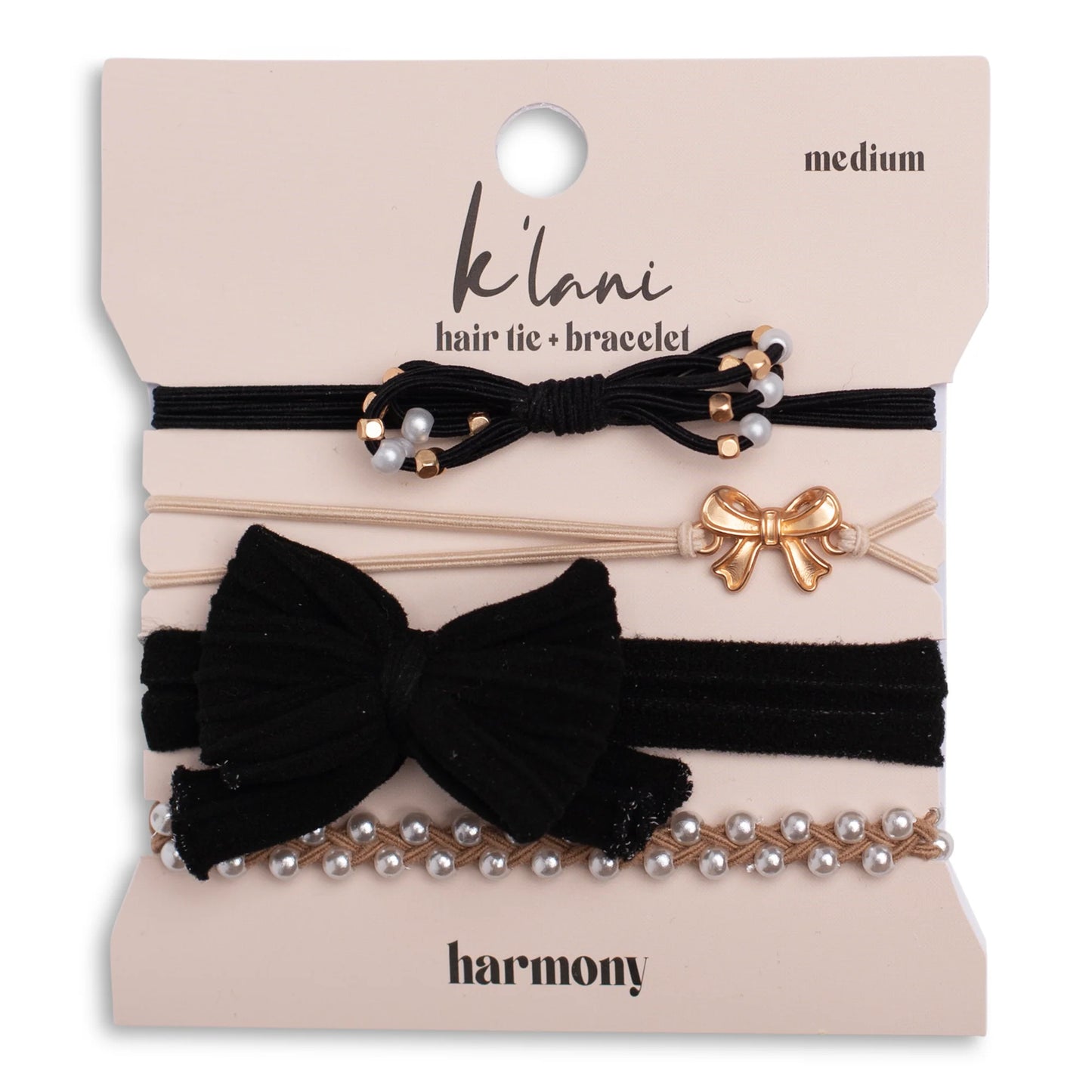K'Lani Hair Tie + Bracelet - The Collective Market - STV