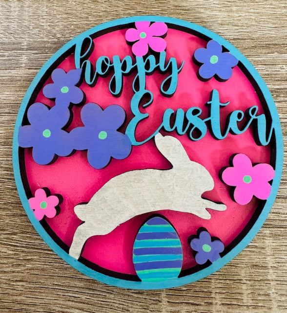 Magnetic Insert - Hoppy Easter / Jumping Bunny - STV