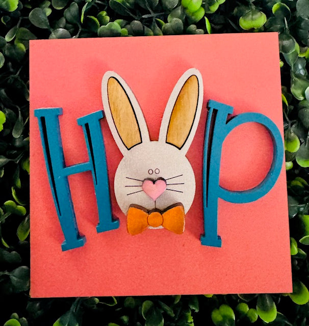 Interchangeable Leaning Frame Insert (EASTER HOP) - STV