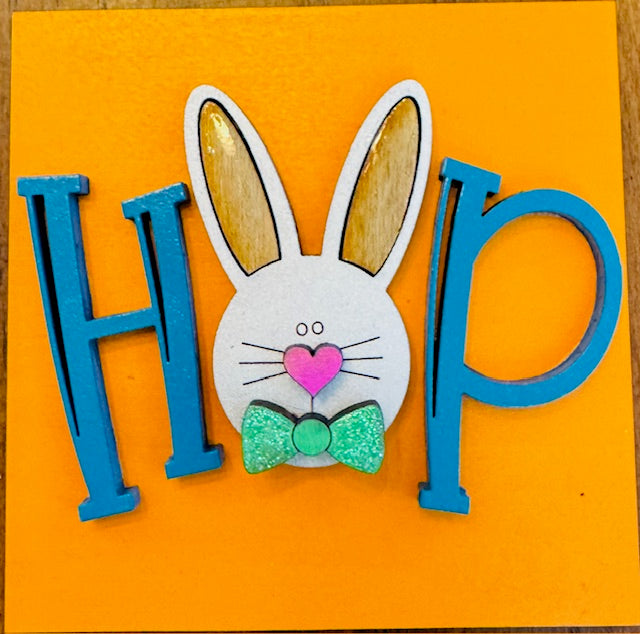 Interchangeable Leaning Frame Insert (EASTER HOP) - STV