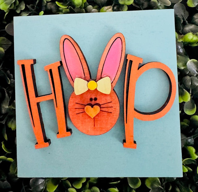 Interchangeable Leaning Frame Insert (EASTER HOP) - STV