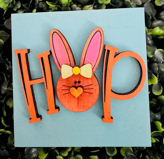 Interchangeable Leaning Frame Insert (EASTER HOP) - STV
