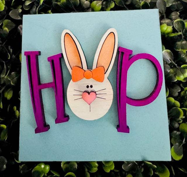 Interchangeable Leaning Frame Insert (EASTER HOP) - STV