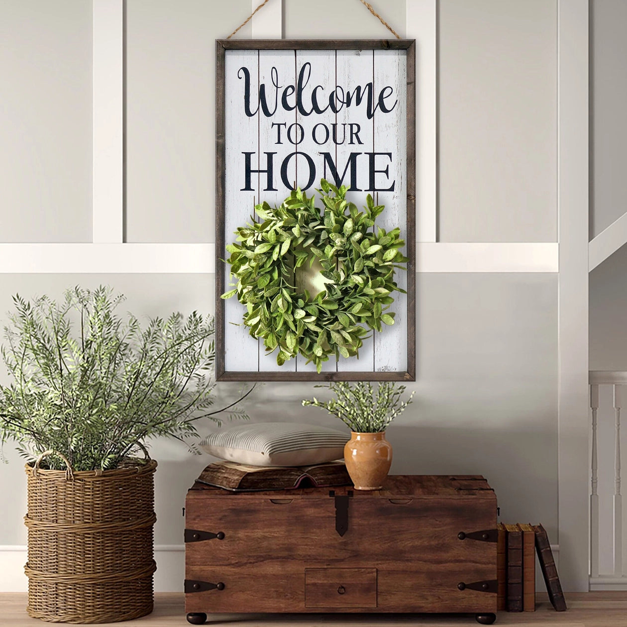 Interchangeable Welcome To Our Home Sign - STV