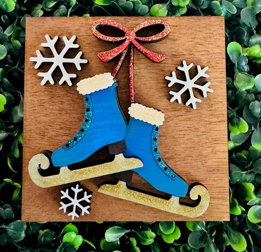 Interchangeable Leaning Frame Insert - Ice Skates - STV