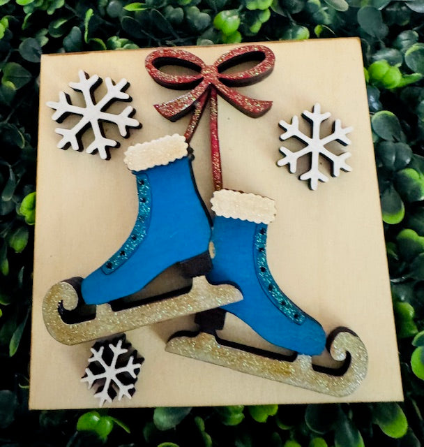 Interchangeable Leaning Frame Insert - Ice Skates - STV
