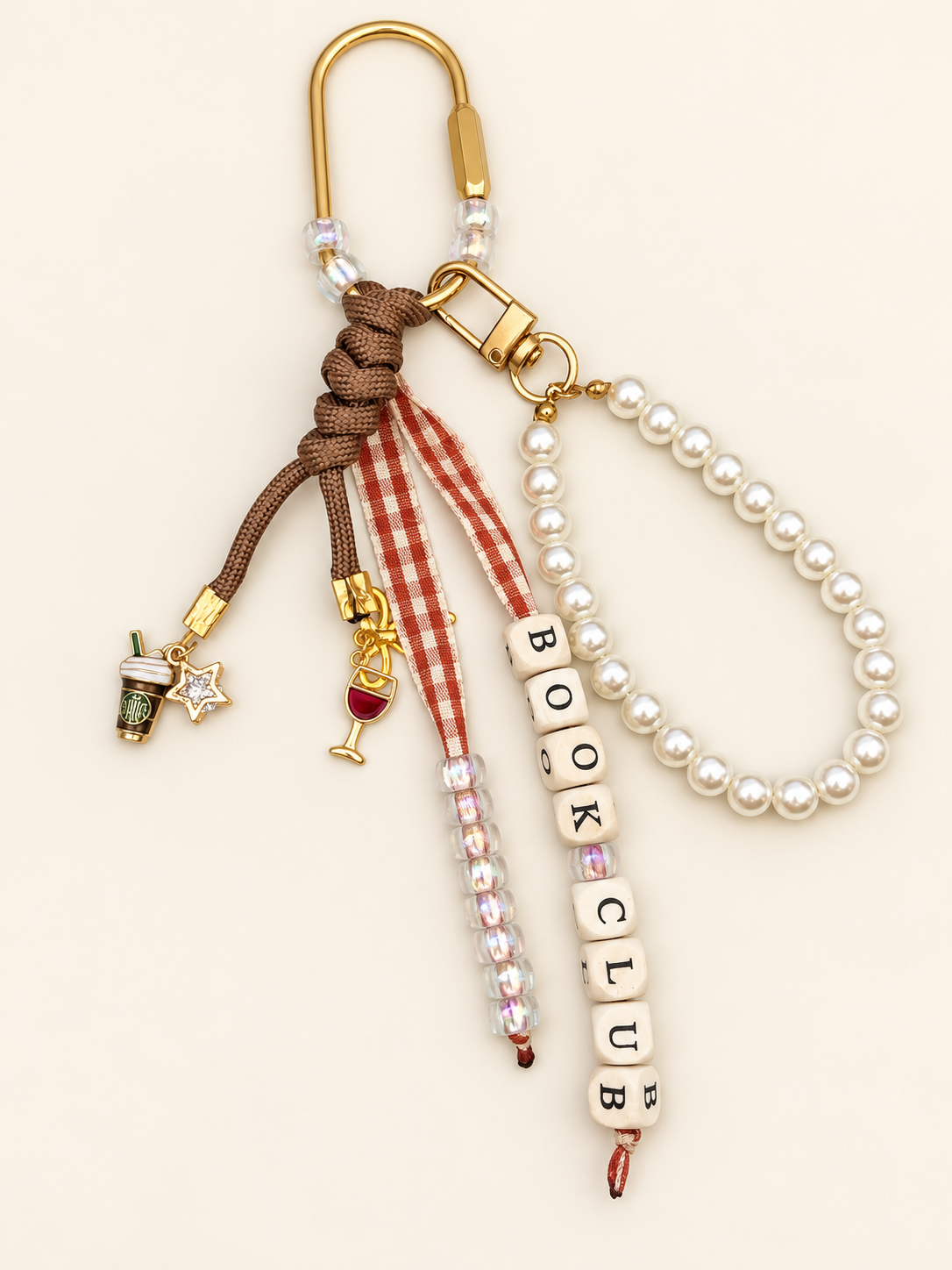 Book Club Pearl Bag Charm - The Charm Edits