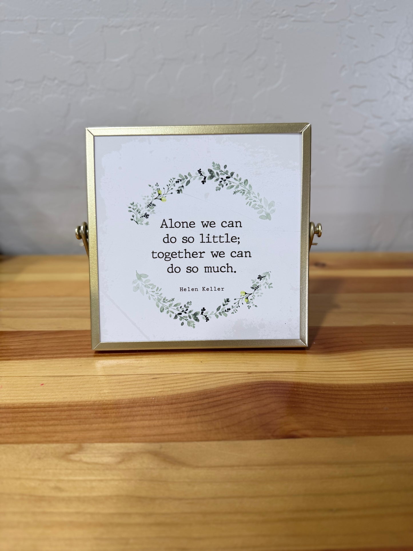 Gold Table Top Frame- Creations by Beth