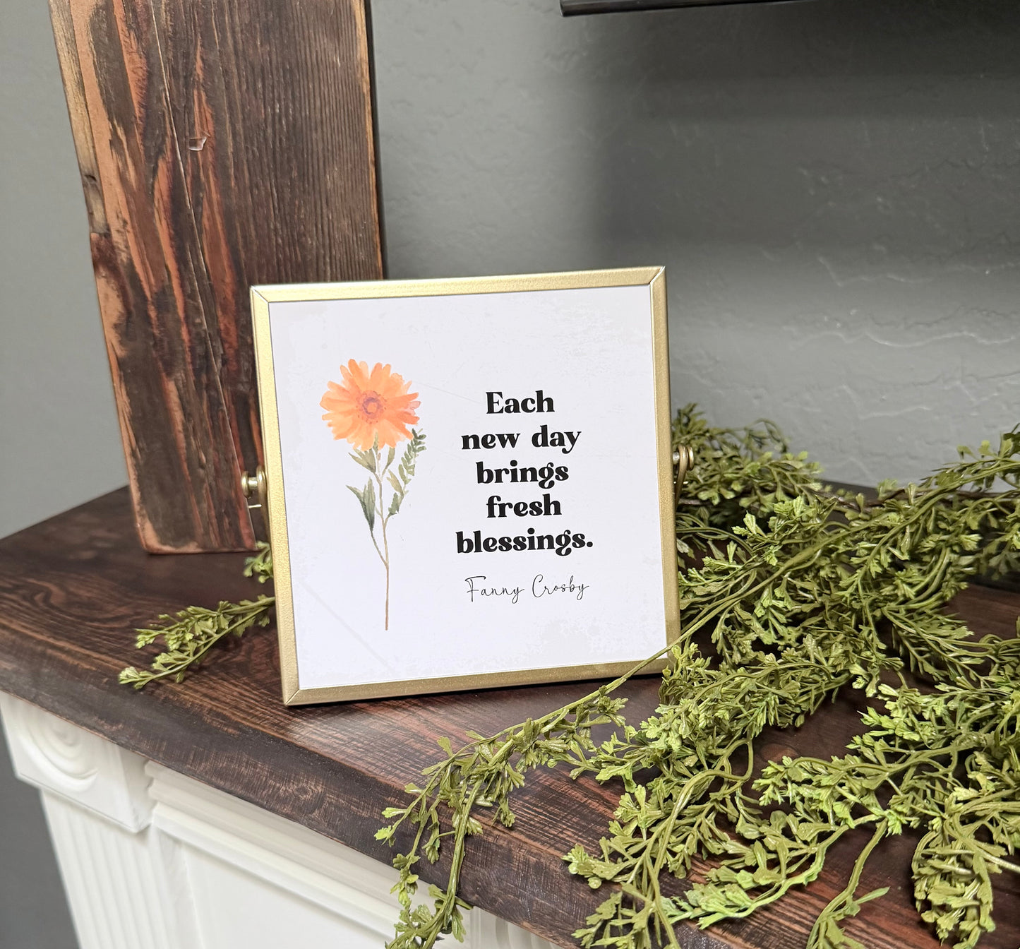 Gold Table Top Frame- Creations by Beth