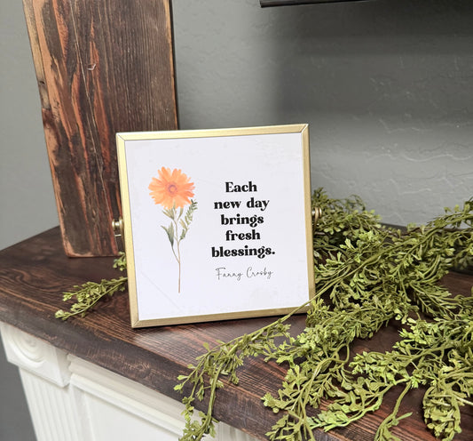 Gold Table Top Frame- Creations by Beth