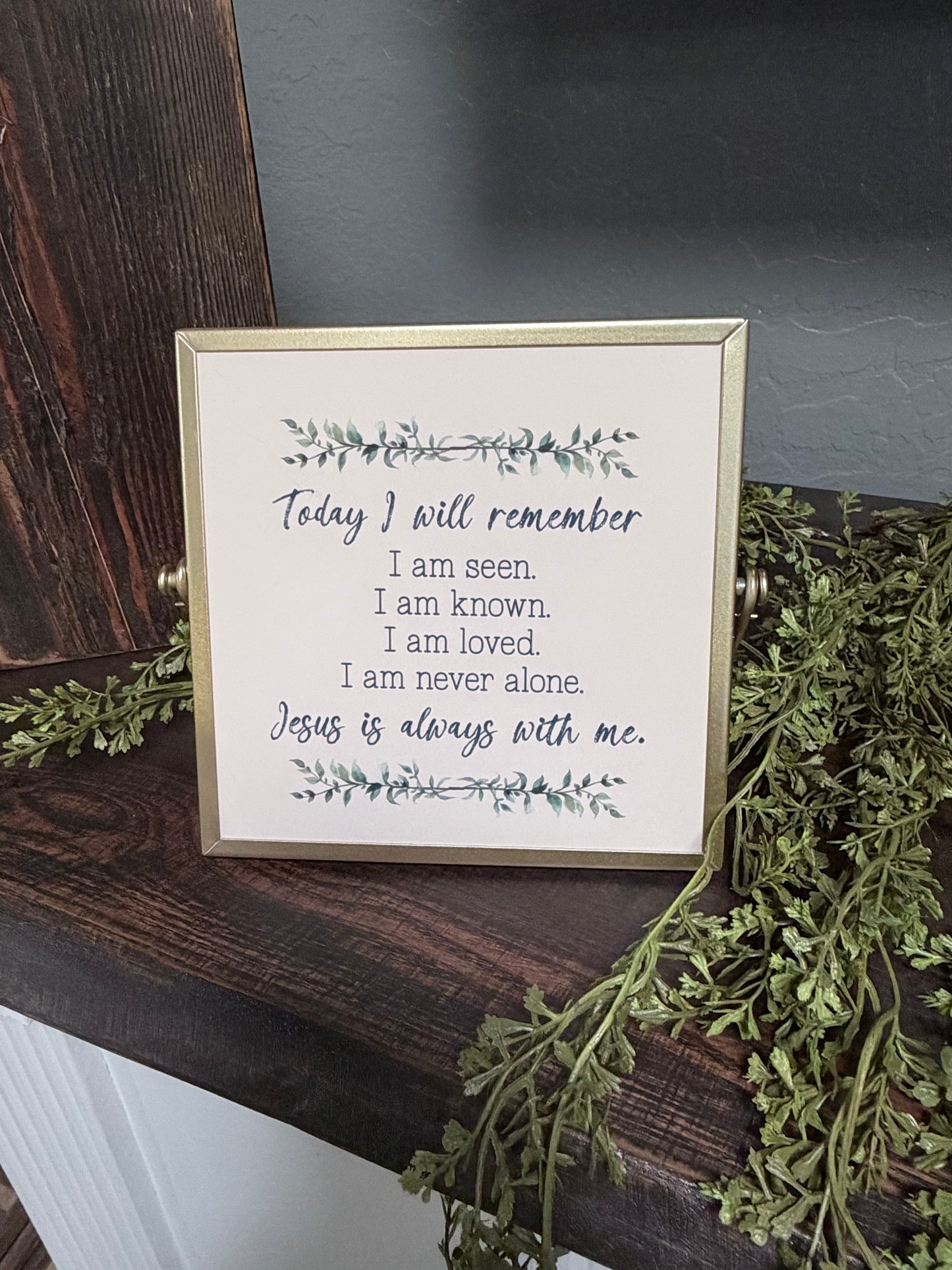 Gold Table Top Frame- Creations by Beth