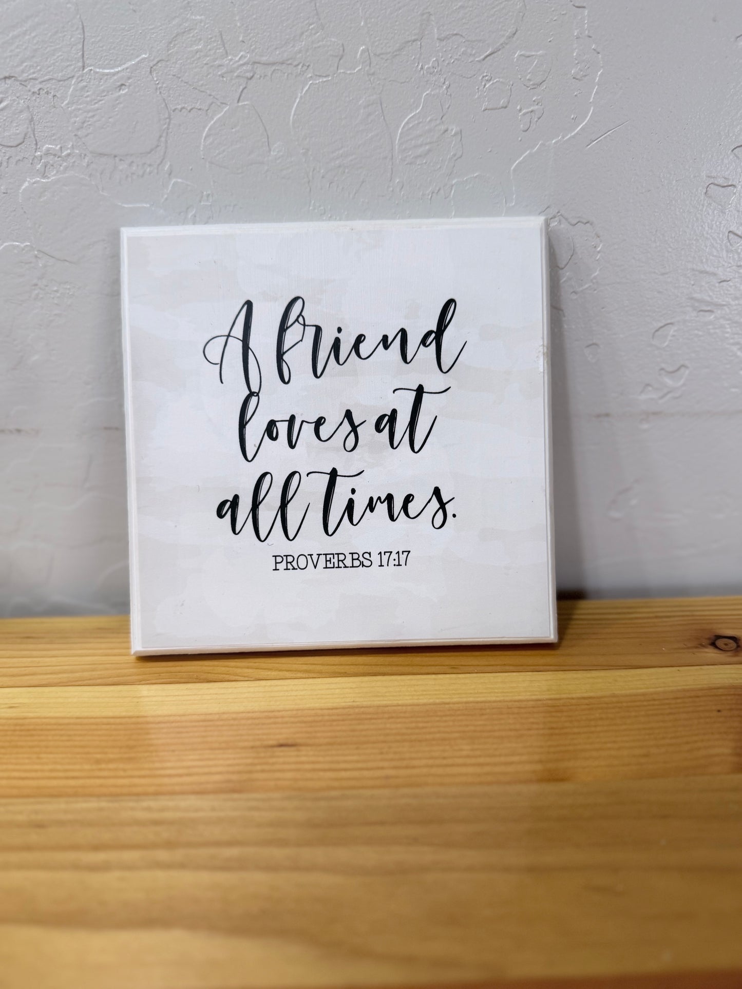 Mini square wood sign- Creations by Beth