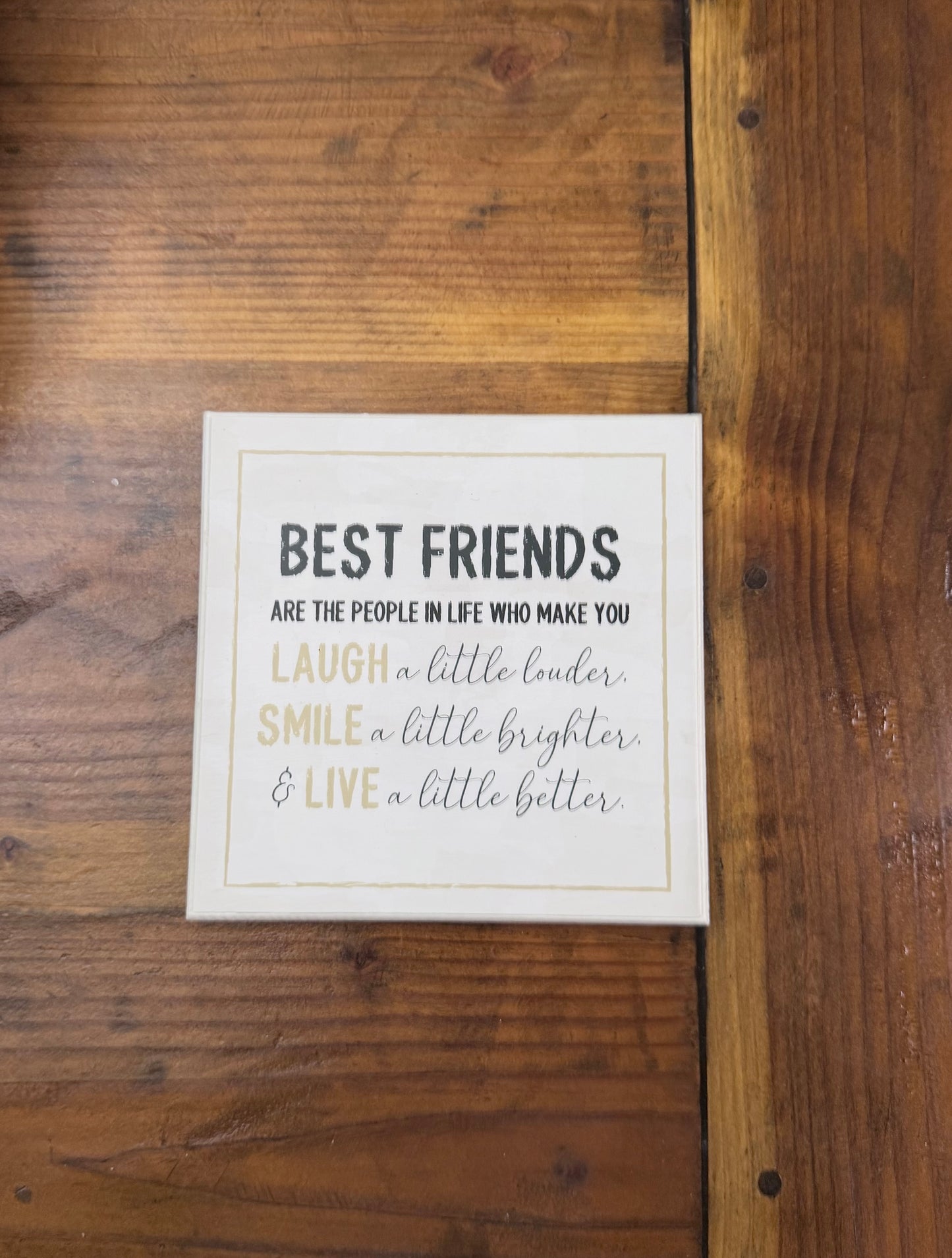 Small square sign- Creations by Beth