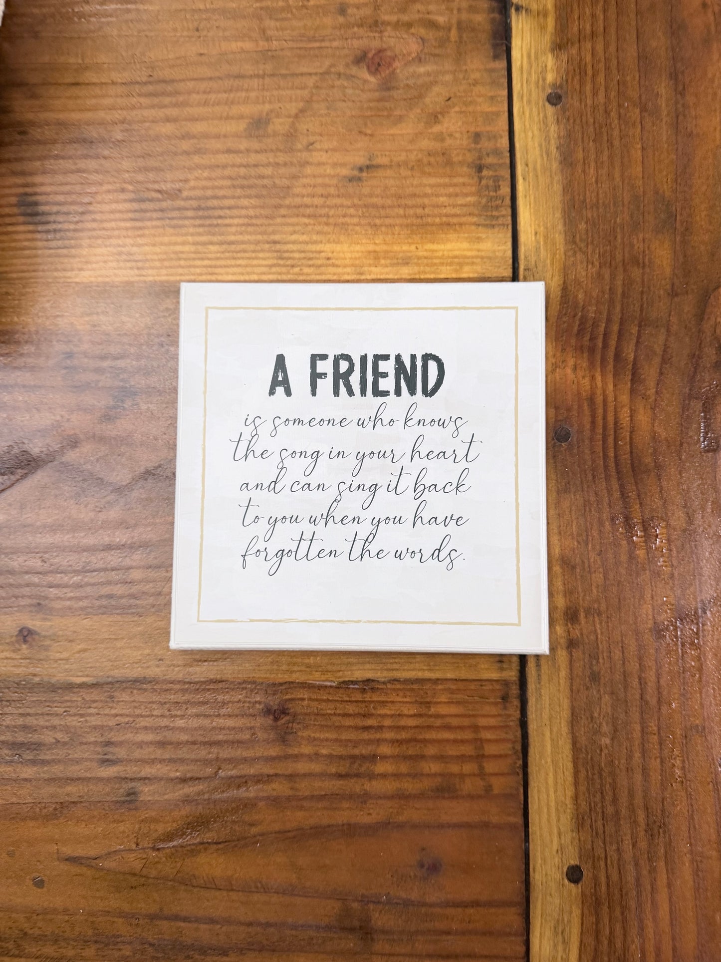 Small square sign- Creations by Beth
