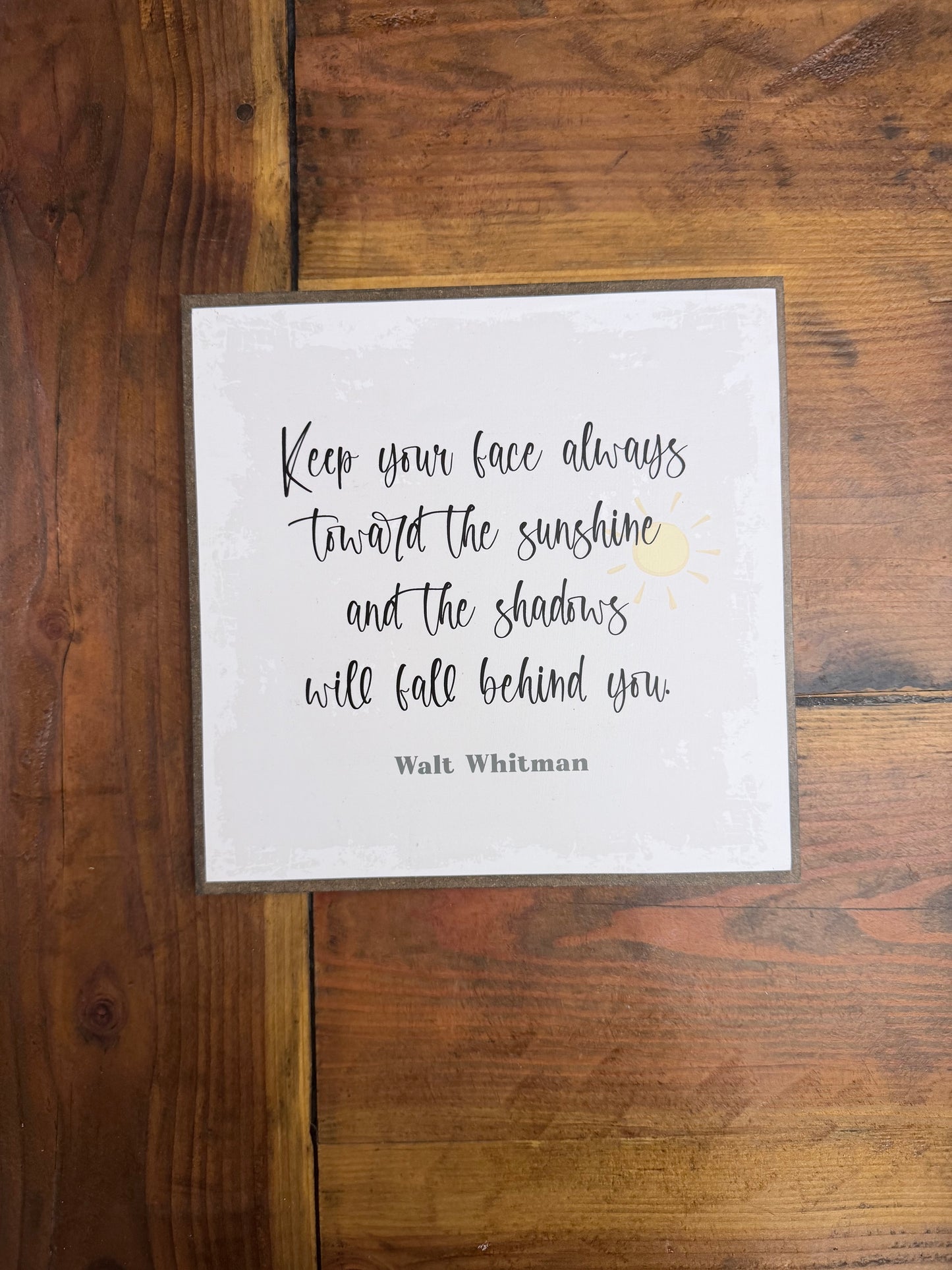 Large Square Wood Sign- Creations by Beth