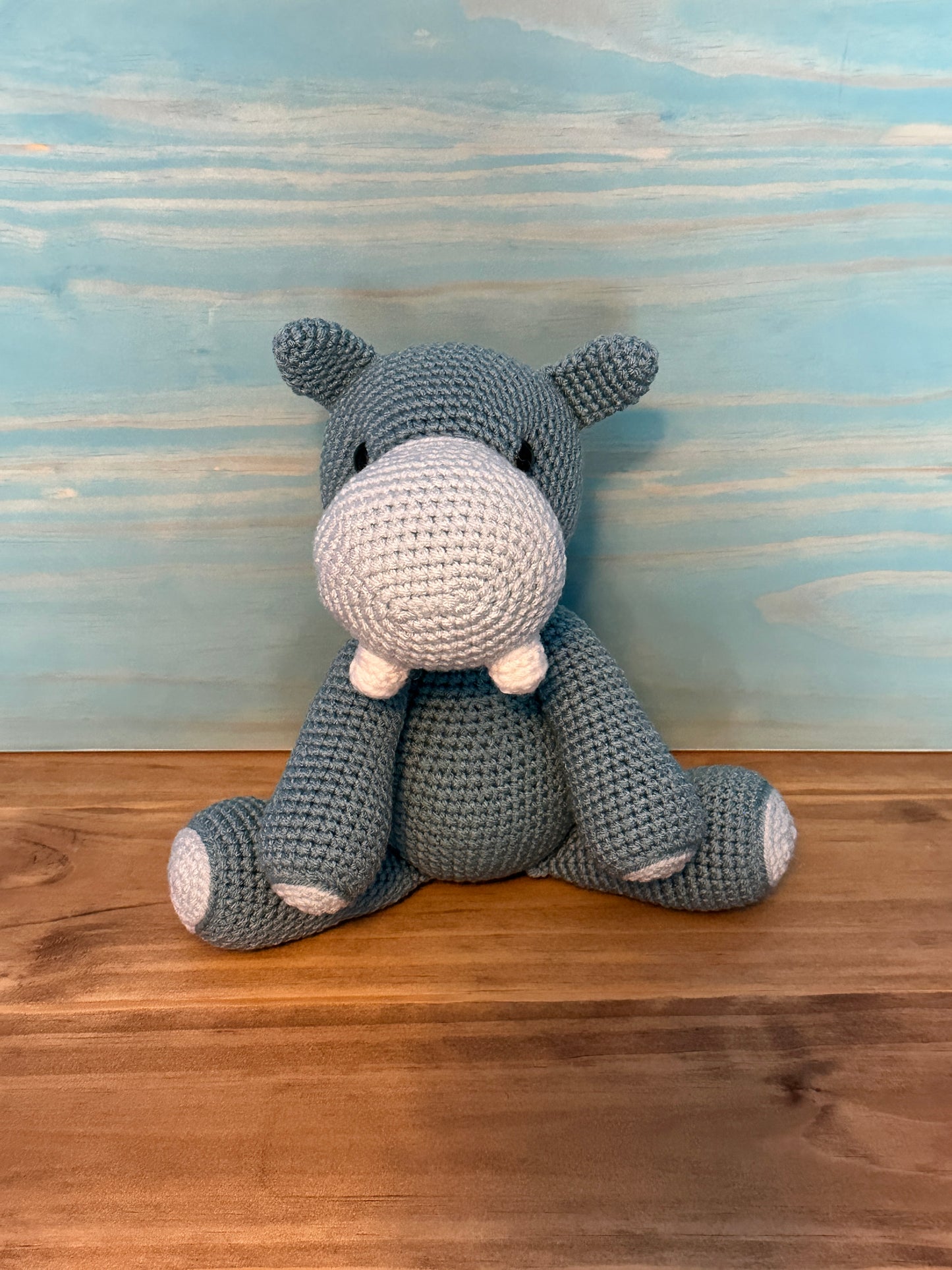 Hippo Plushie STV - Cuddly Cacti Creations