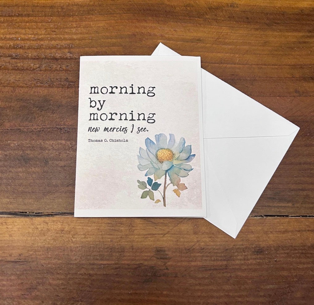 Note Card- Blank Inside- Creations by Beth