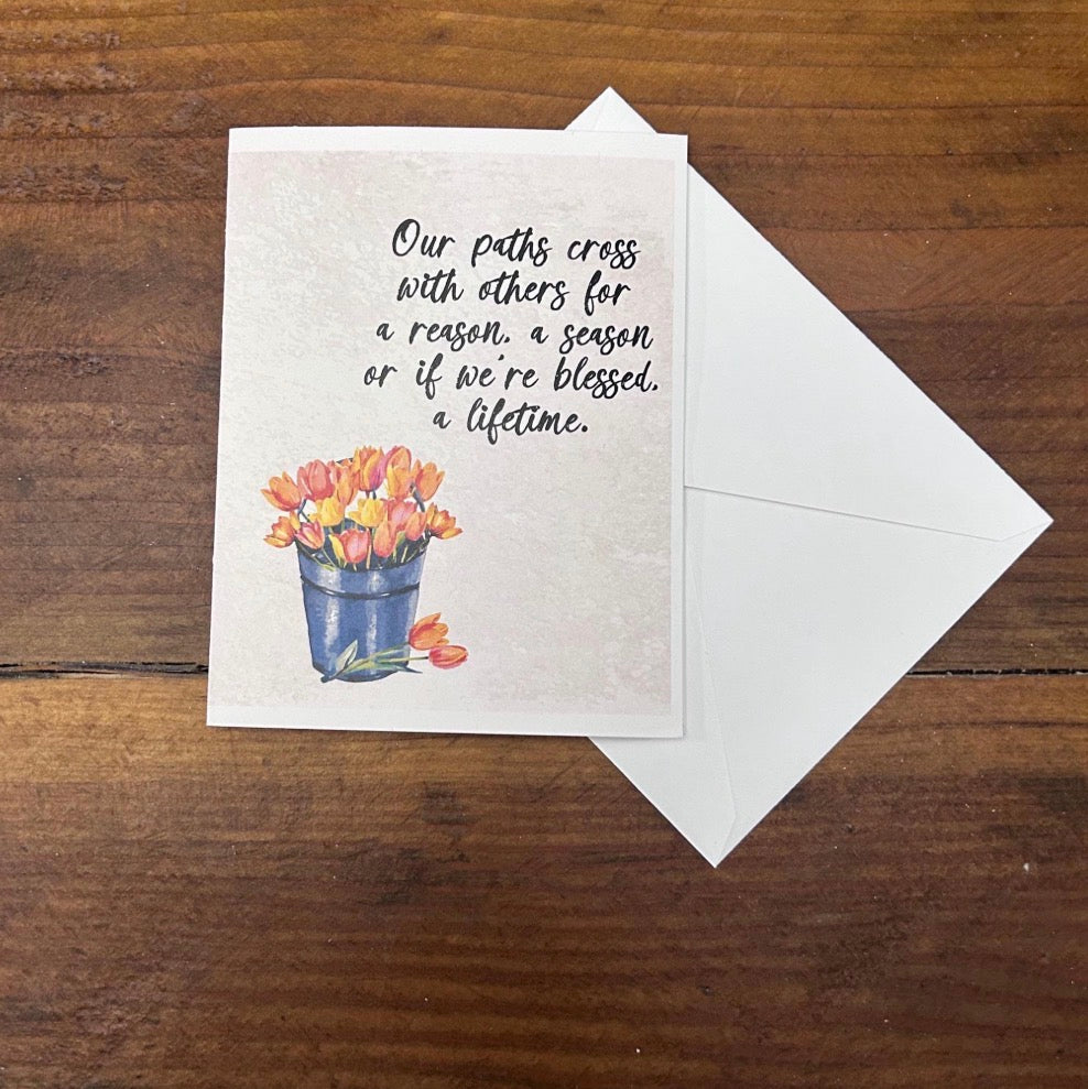 Note Card- Blank Inside- Creations by Beth