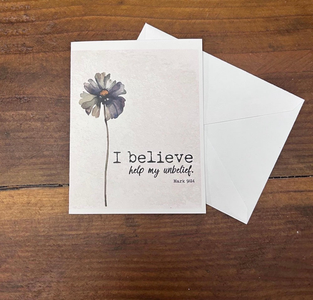 Note Card- Blank Inside- Creations by Beth