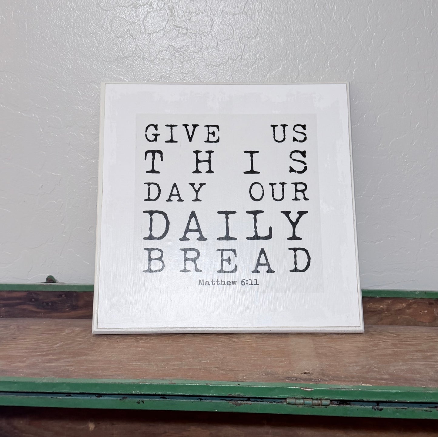 Large Square Wood Sign- Creations by Beth