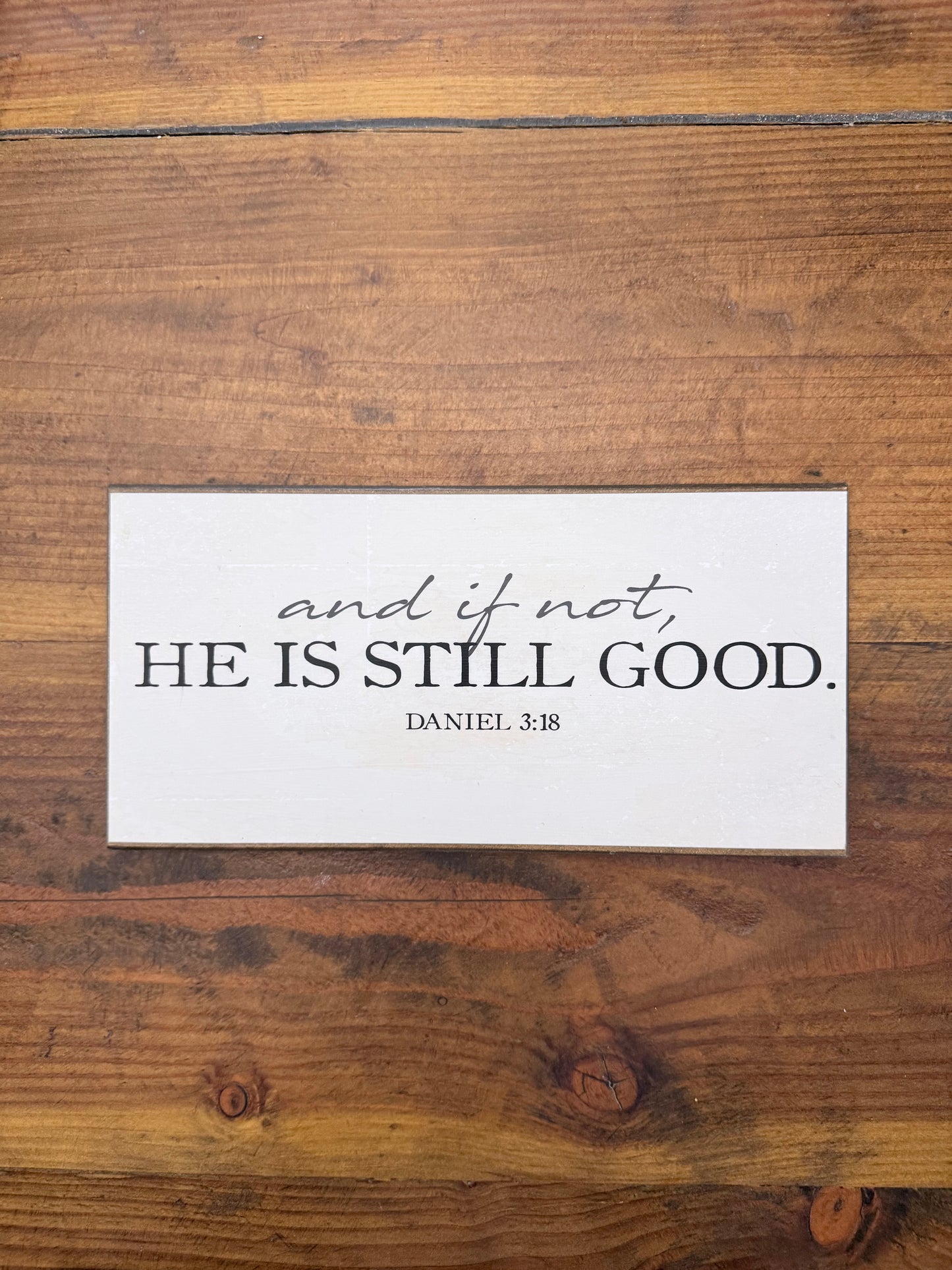 Small rectangular wood sign- Creations by Beth