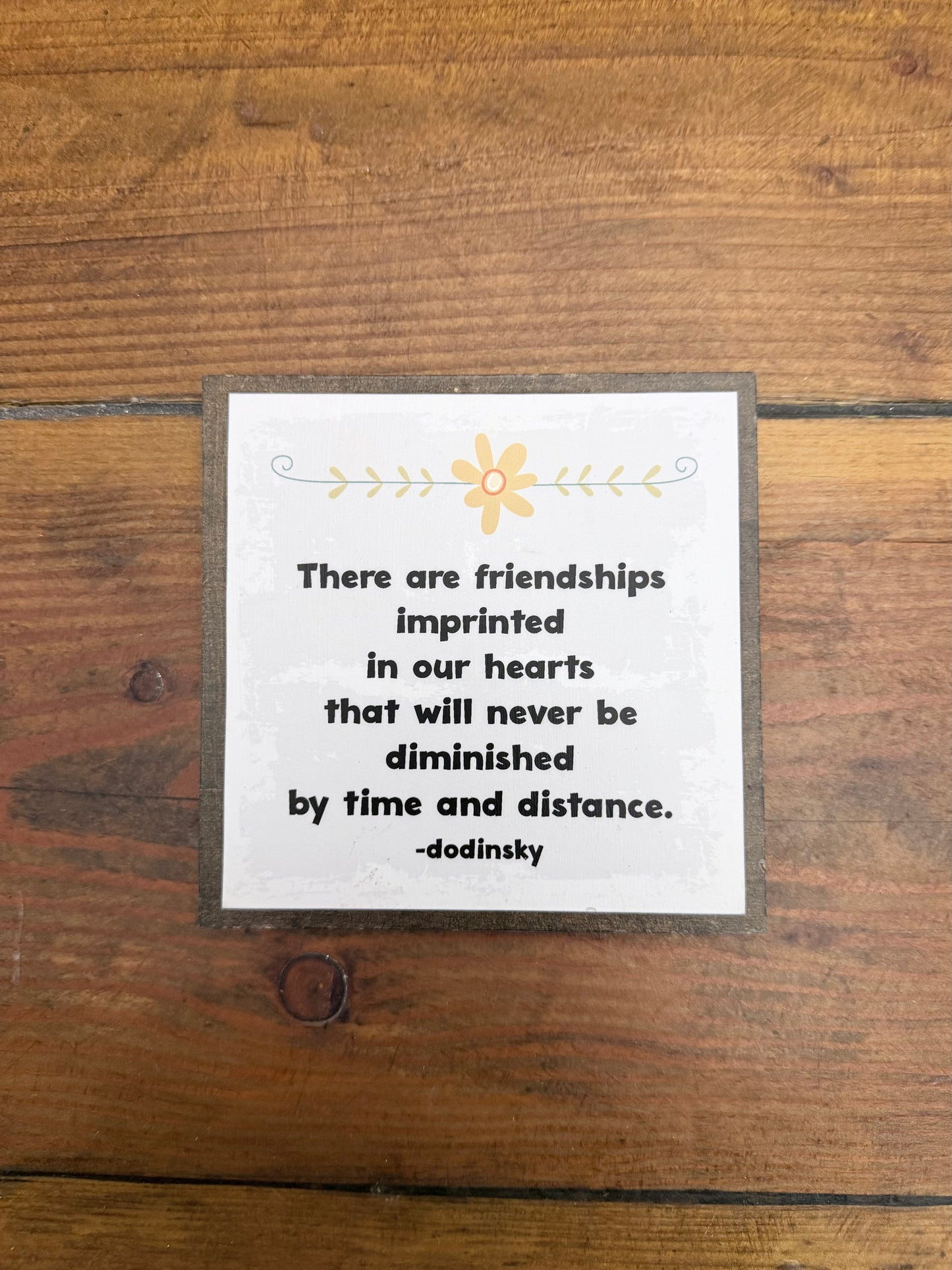 Mini square wood sign- Creations by Beth