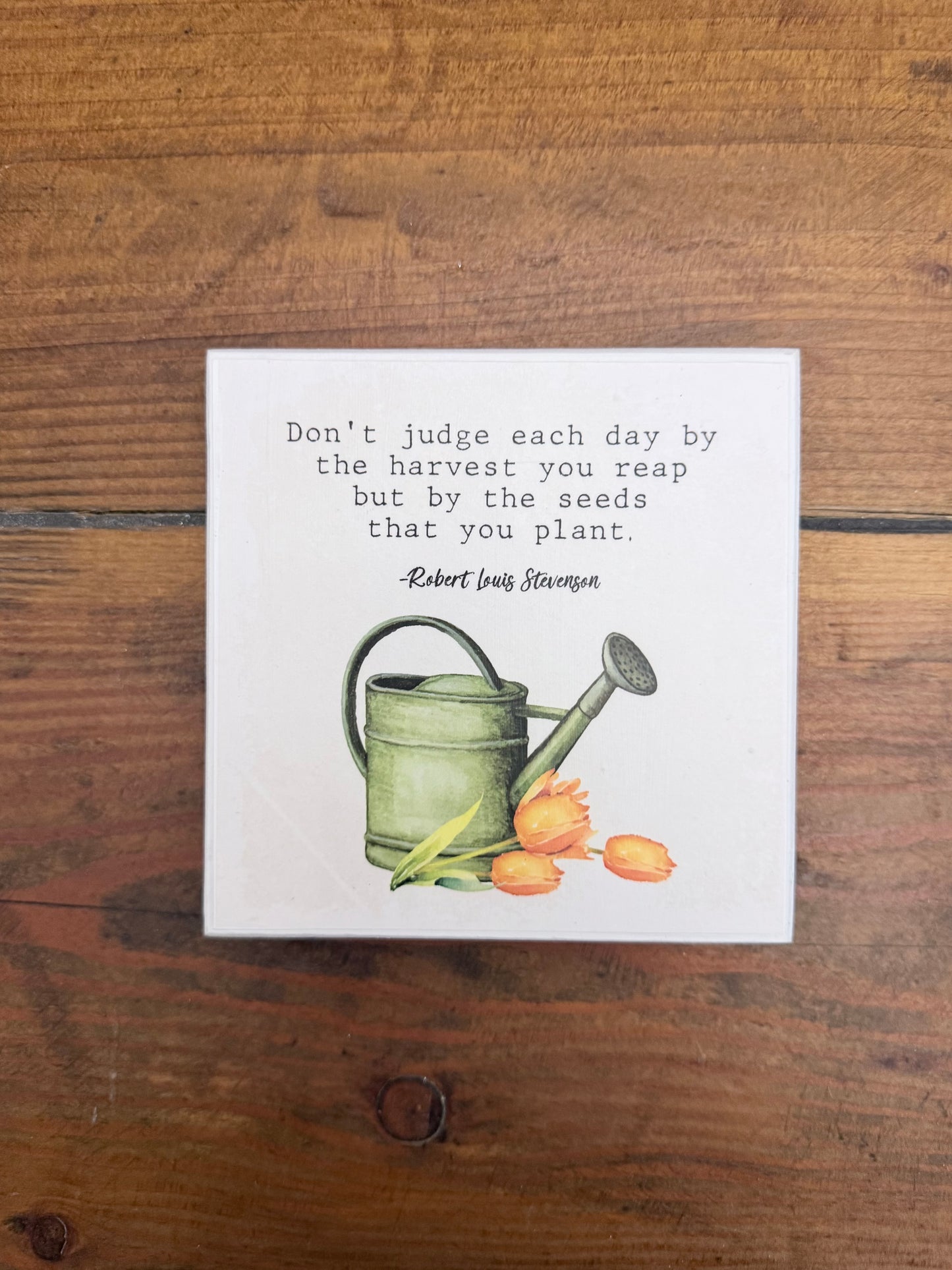 Mini square wood sign- Creations by Beth
