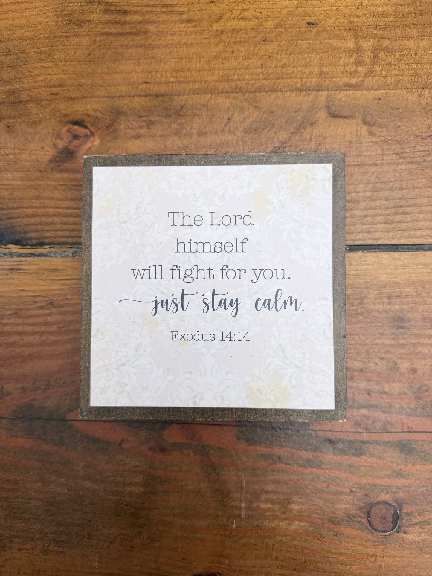 Mini square wood sign- Creations by Beth