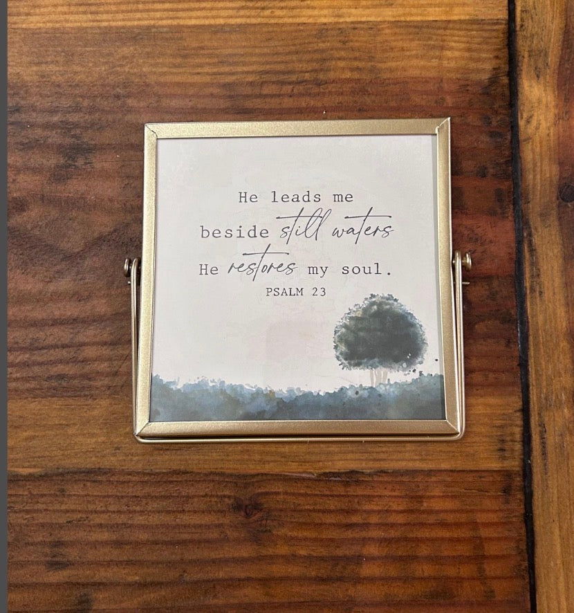 Gold Table Top Frame- Creations by Beth