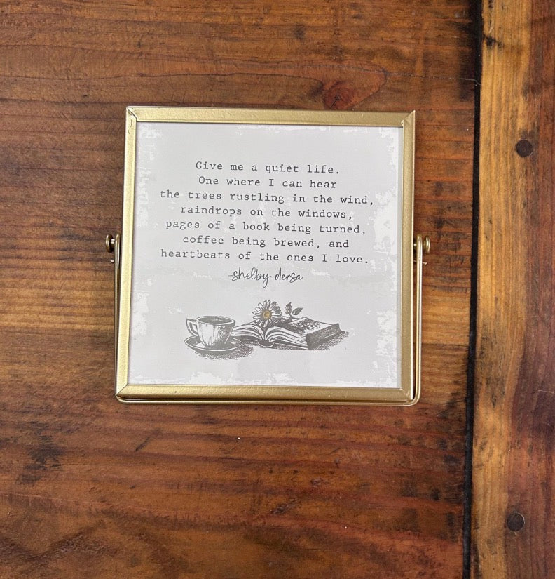 Gold Table Top Frame- Creations by Beth