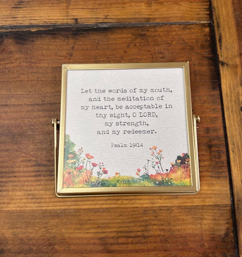 Gold Table Top Frame- Creations by Beth