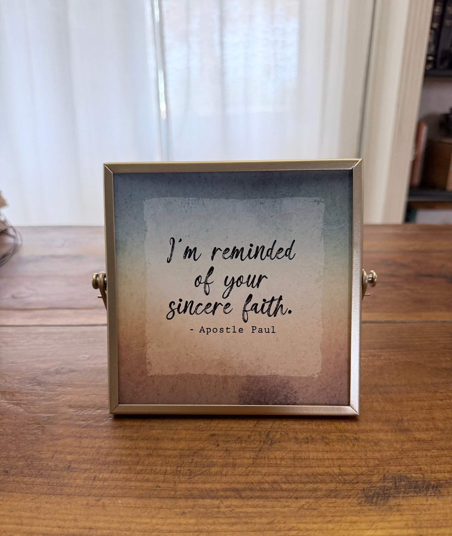Gold Table Top Frame- Creations by Beth