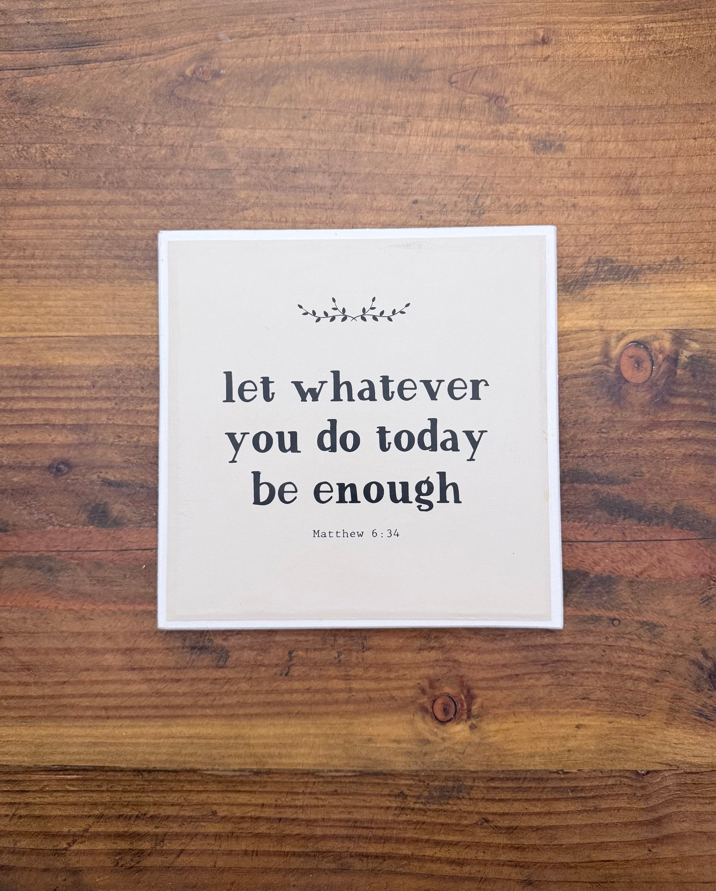 Small square sign- Creations by Beth