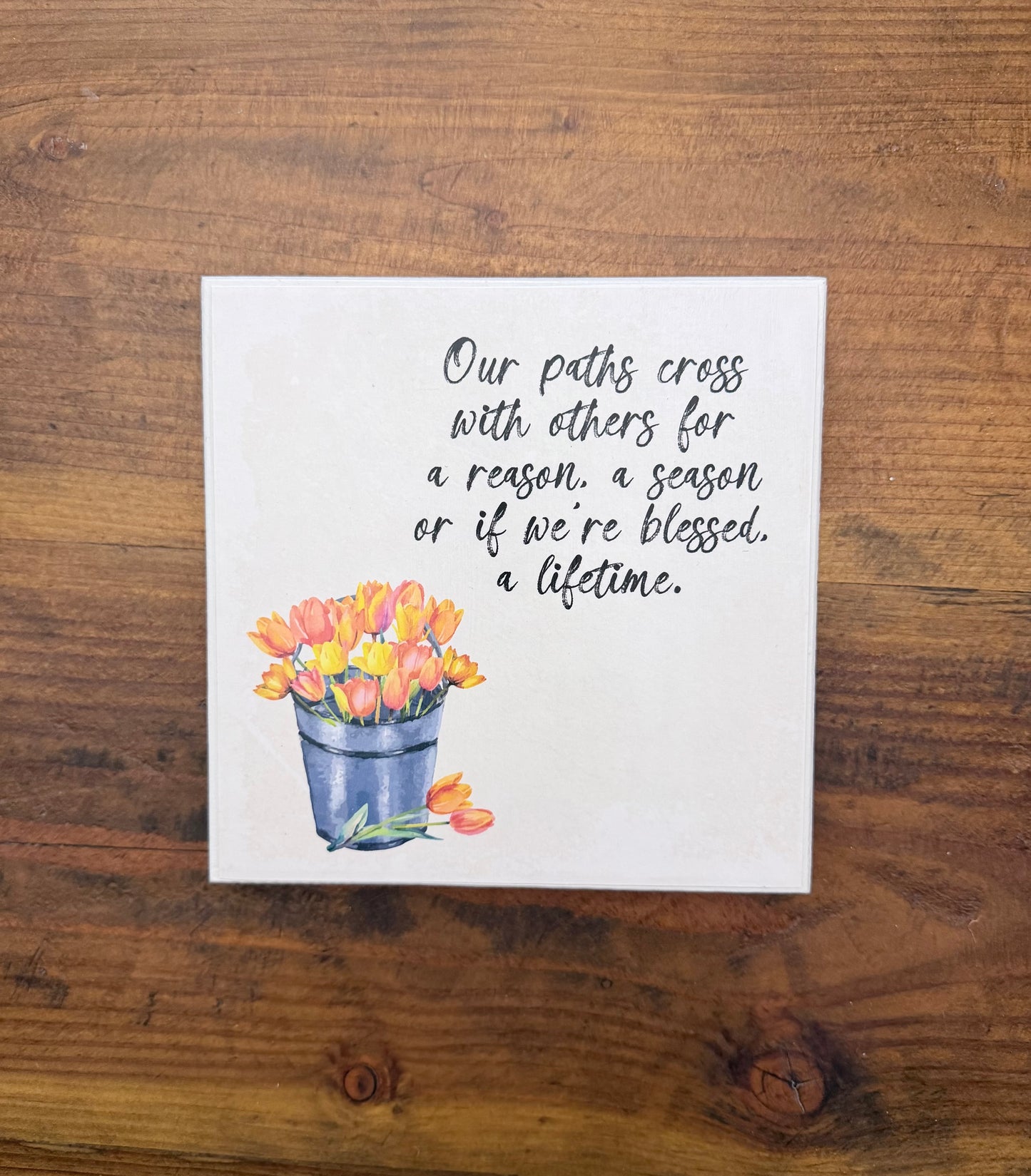 Small square sign- Creations by Beth