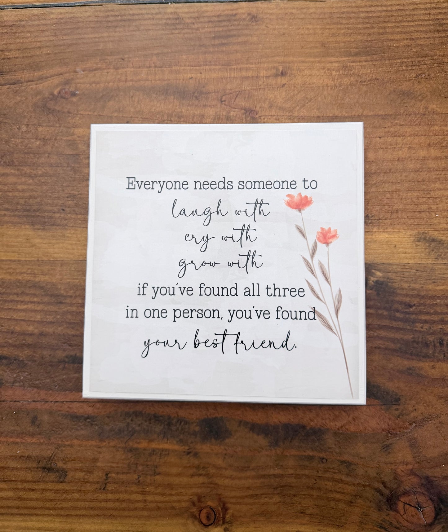 Small square sign- Creations by Beth