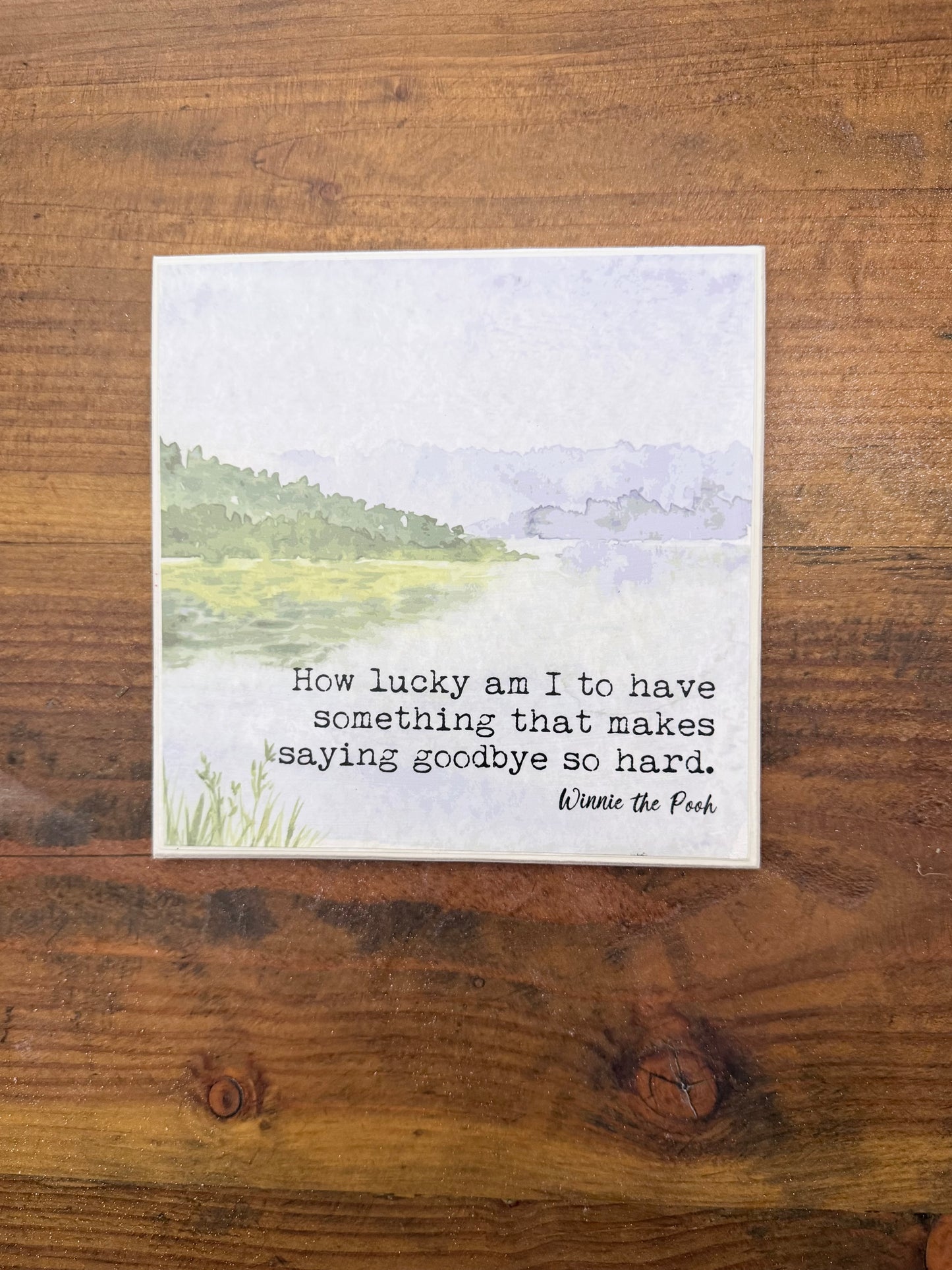 Small square sign- Creations by Beth