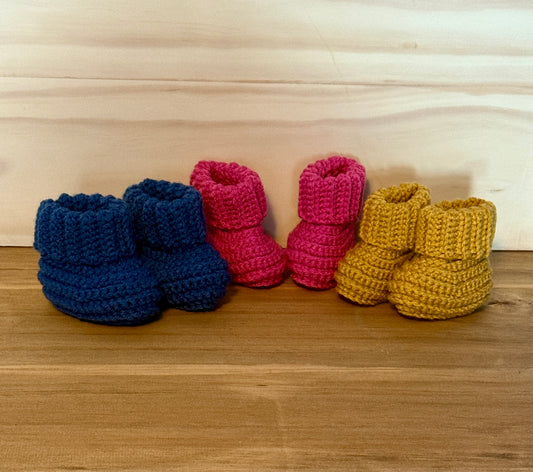 Baby Booties - Cuddly Cacti Creations